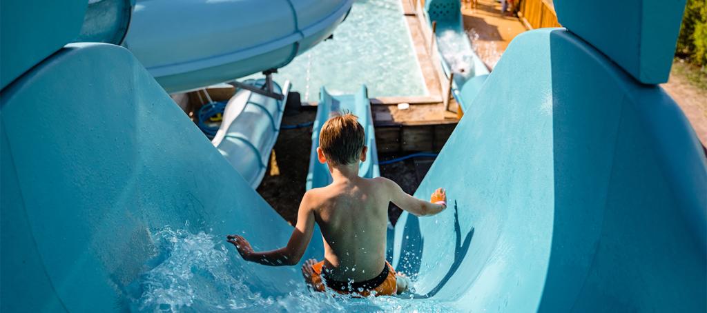 Toboggans au camping Mer et Soleil d'Oléron