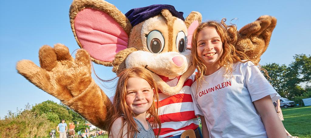 Mascotte du Club Enfants au camping de Meerwijck