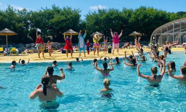 Animation au bord de la piscine